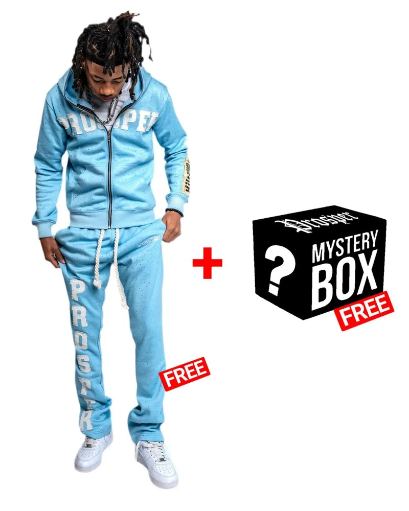 LIGHT BLUE JACKET  + FREE PANTS = FREE ITEM
