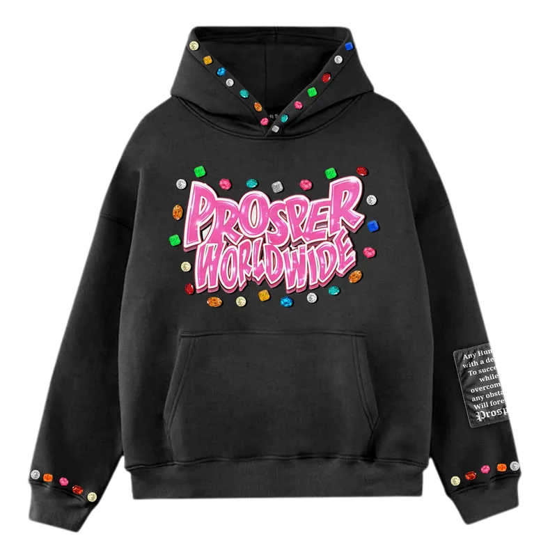 PINK "DESTINED" GEMSTONE JACKET