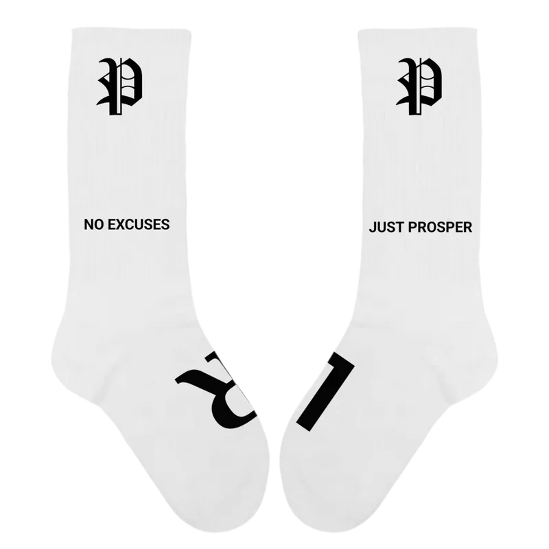 WHITE PREVAIL SOCKS